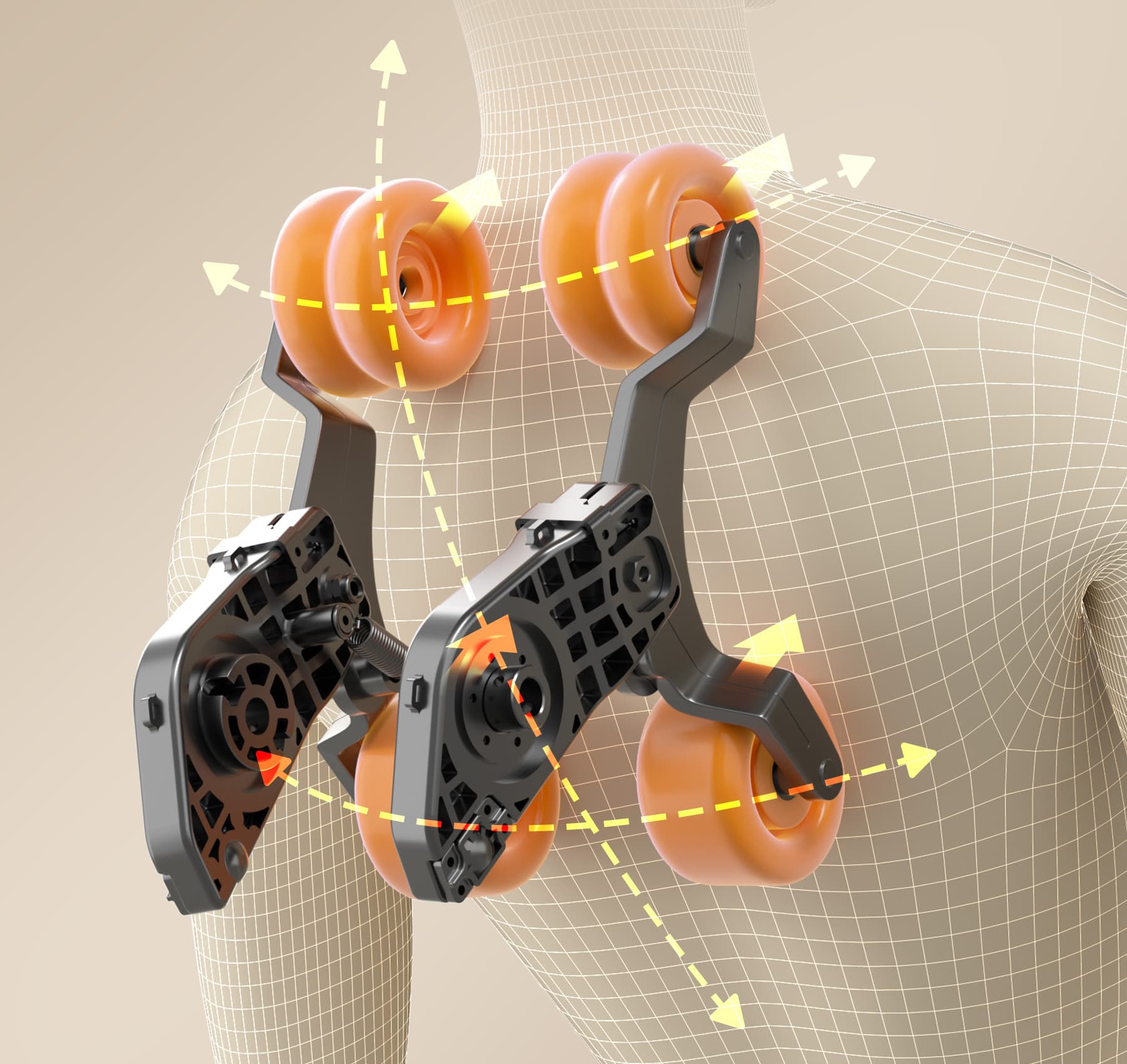 3D Massage Robot for a Complete Experience
